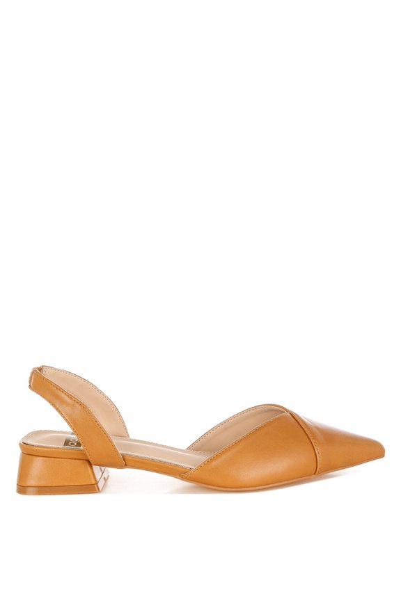 Tijay Soft Real Leather Slingback Sandals