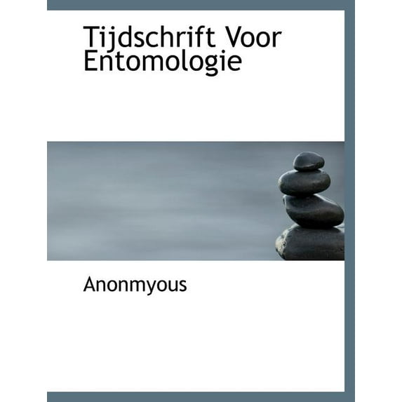 Tijdschrift Voor Entomologie (Paperback)