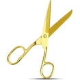 thumbnail image 1 of Hair Scissors Stainless Steel Gold 7 inch, 1 of 8