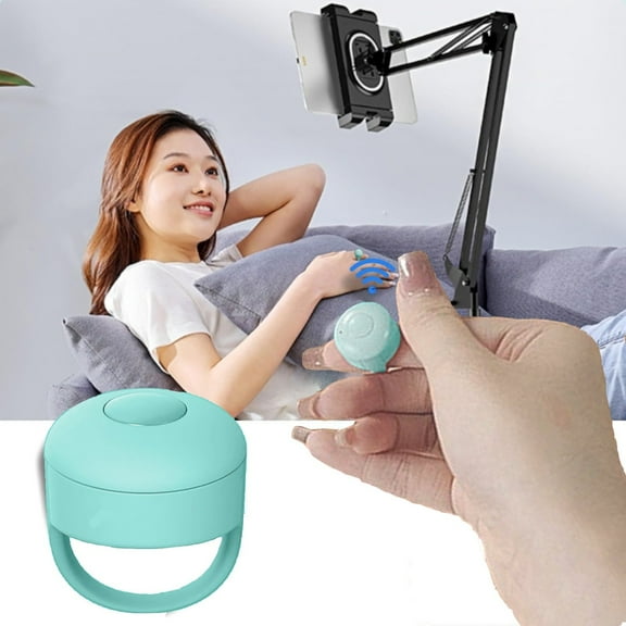 TikTok Scrolling Ring - Remote Control for TikTok, Bluetooth Page Turner Ring Scroller for iPhone iPad, Camera Shutter Short Video and Music Remote Controller, iOS Android Phone Compatible