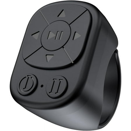 TikTok Scrolling Ring - Remote Control for TikTok, Bluetooth Page Turner Ring Scroller for iPhone iPad, Camera Shutter Short Video and Music Remote Controller, iOS Android Phone Compatible