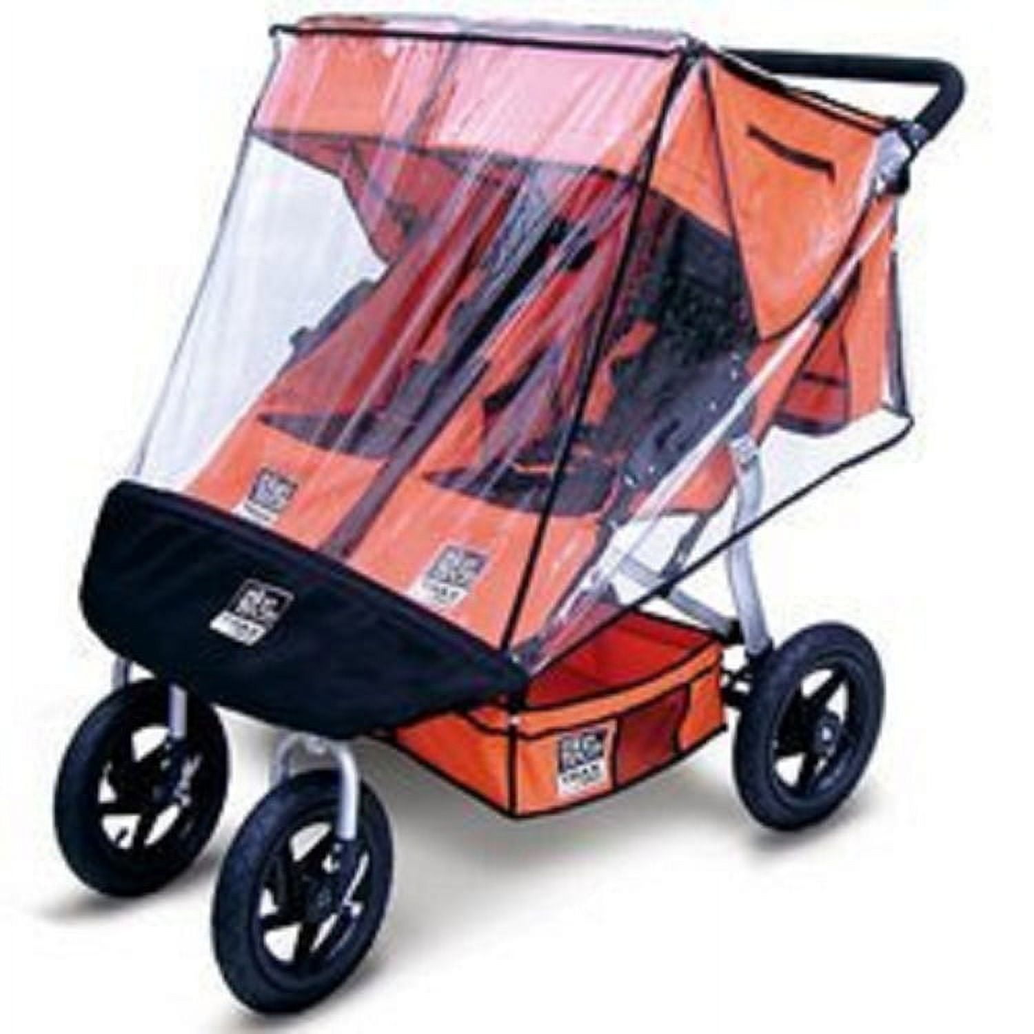 Bob double stroller rain cover deals