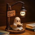 thumbnail image 1 of Tikeitoo Clearance Halloween Night Light, Halloween Decor Indoor Cute Ghost Reading Book Lamp House Mantel Decor for Home, Ghost Warm Lighted Indoor Figurine Lamps for Party Bedroom, 1 of 9