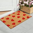 thumbnail image 1 of Tikeitoo Valentine's Day Decor Clearance Door Mat Romantic Heart Pattern Welcome Mat Non-Slip Entrance Door Rugs for Indoor Outdoor Home Bathroom Decor - 16x24, 1 of 8