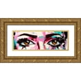 thumbnail image 1 of Tikhonova, Lana 24x11 Gold Ornate Wood Framed with Double Matting Museum Art Print Titled - Pop Color Eyes, 1 of 4