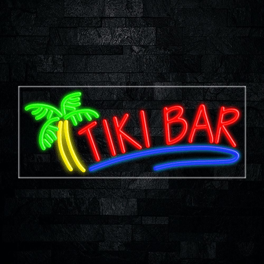 Amazon.com : ZODZ Tiki Bar Parrot Neon Light Sign for Wall