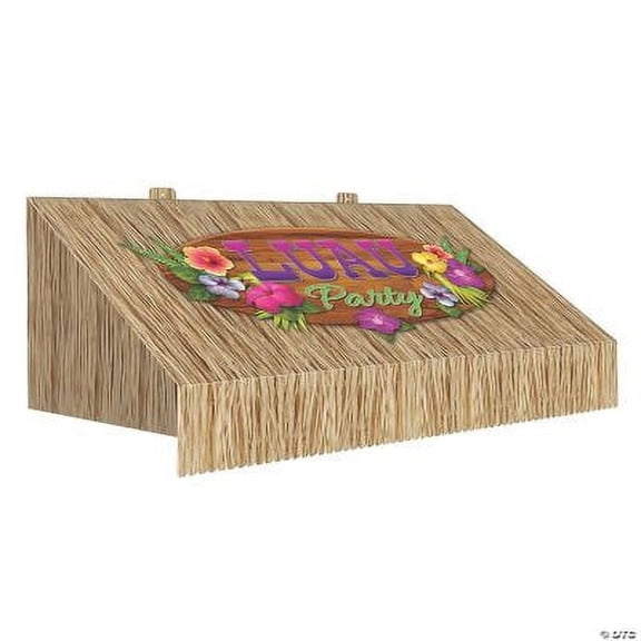 Tiki Bar Window Awning, Birthday, Party Decor, 1 Piece