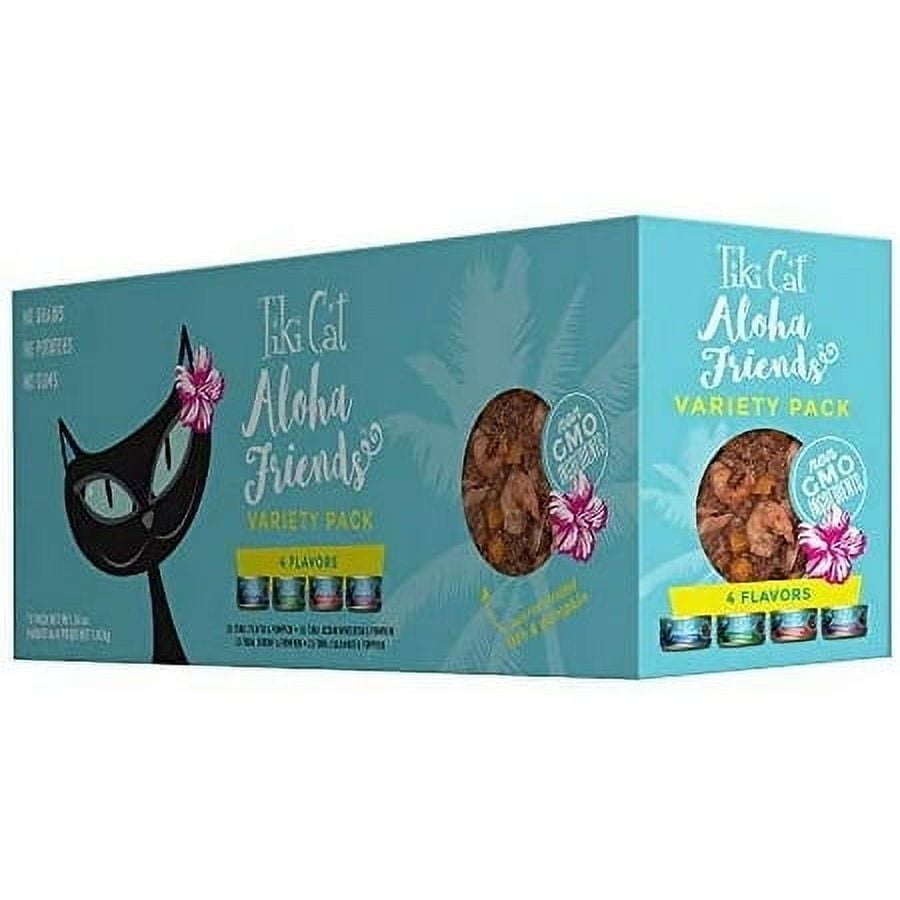 Tiki Cat 12-Pack 3 oz Aloha Friends Variety Cat Food