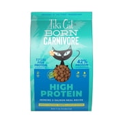Tiki Cat Born Carnivore High Protein Dry Cat Food, Herring & Salmon Meal, 11.1 lbs. Bag
