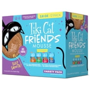 Tiki Cat Friends Mousse Tuna Variety Pack, 2.8 oz pouch