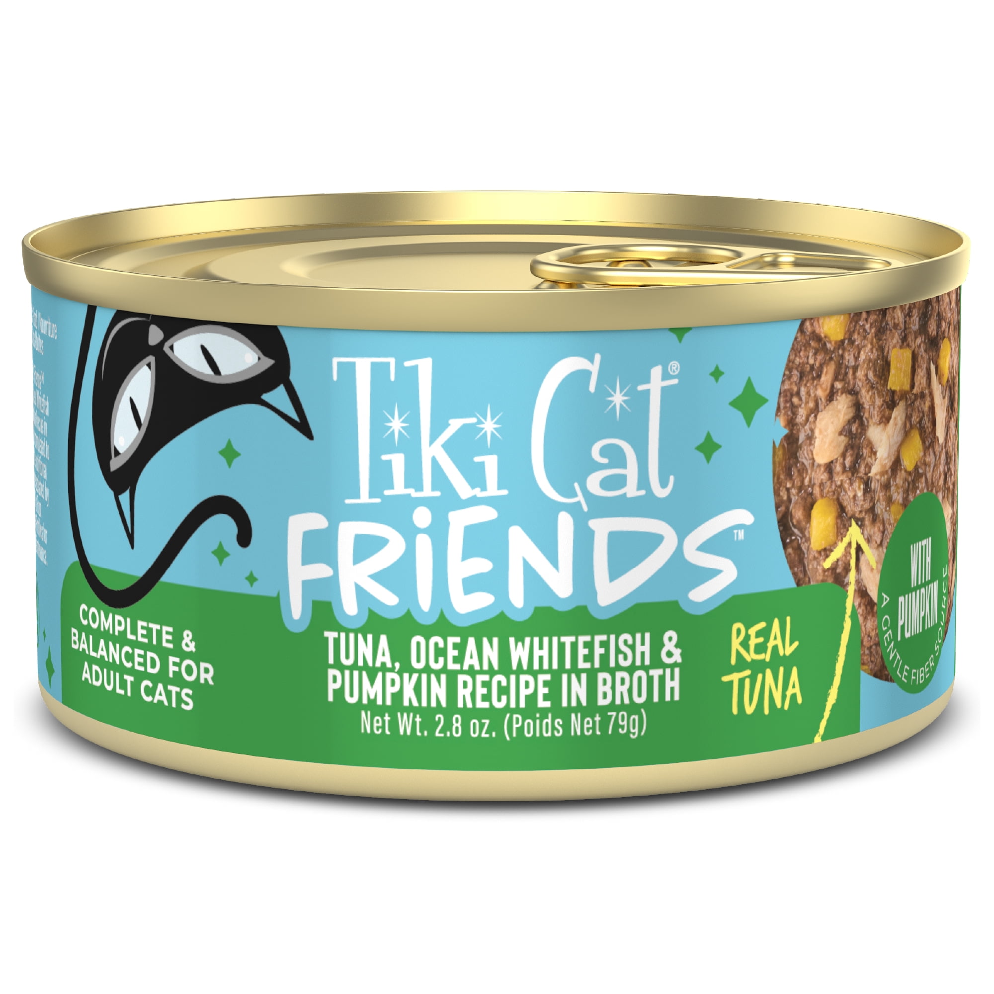 Tiki Cat Friends Tuna, Shrimp & Pumpkin, 2.8 oz can