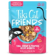 Tiki Cat Friends Tuna, Shrimp & Pumpkin, 2.8 oz. Pouch