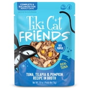 Tiki Cat Friends Tuna, Tilapia & Pumpkin, 2.8 oz. Pouch