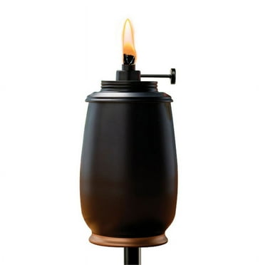 Tiki Ceramic Black 65 in. Kokomo Tabletop Torch