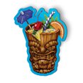 thumbnail image 1 of Tiki Drink - 5" Magnet for Car Locker Refrigerator, 1 of 1