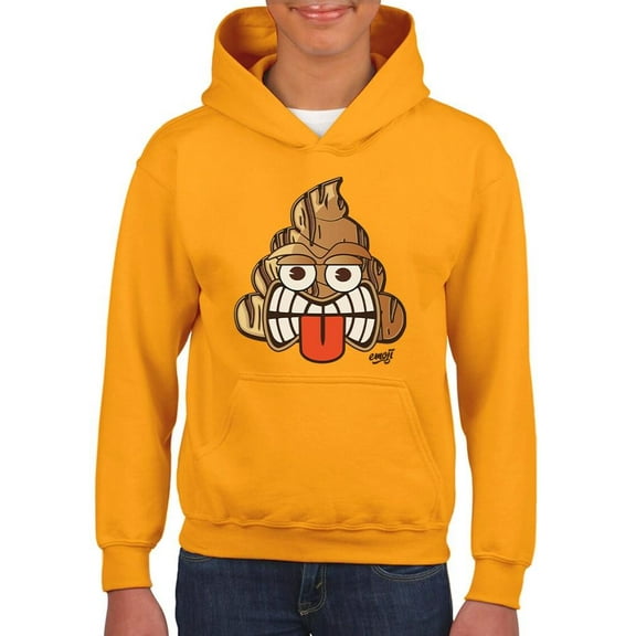 Tiki-Face Funny Tribal Design Youth's Hoodie