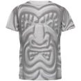 thumbnail image 1 of tiki god black face luau men's soft t-shirt, 1 of 2
