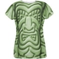 thumbnail image 1 of Tiki God Green Face Luau All Over Womens T Shirt Multi MD, 1 of 2