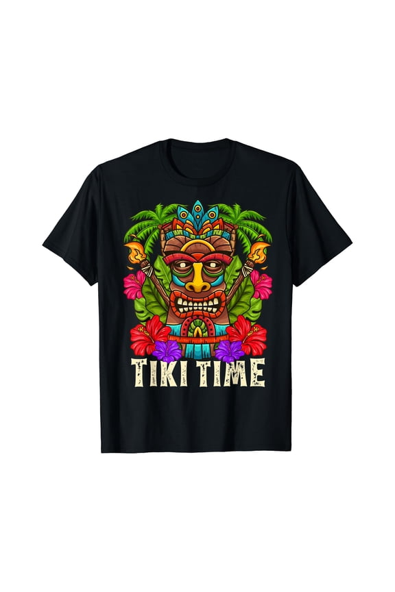 Tiki Hawaii Hawaiian Aloha Hula Surf Island Party Gift T-Shirt Unisex T-Shirt