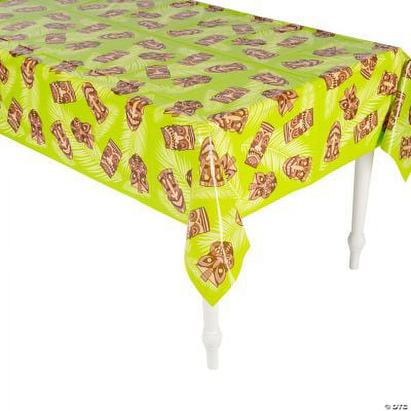 Tiki Party Tablecloth, Luau, Party Supplies, 1 Piece