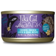 Tiki Cat After Dark Pate Wet Cat Food, Chicken & Quail, 3 oz. Can