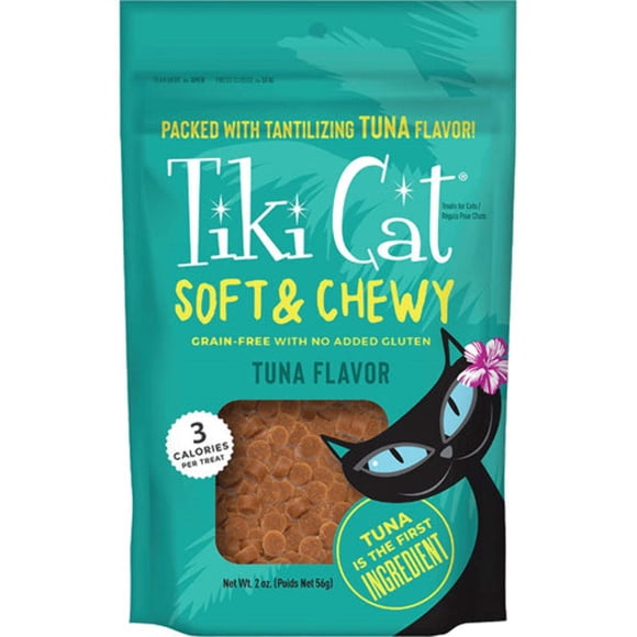 Tiki Cat Soft & Chewy Tuna Flavor Treats, 2 oz. Bag