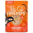 thumbnail image 1 of Tiki Cat Friends Wet Cat Food, Chicken & Pumpkin, 2.5 oz. Pouch, 1 of 9