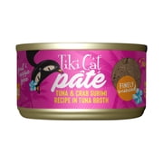 Tiki Cat Grill Pate Wet Cat Food, Tuna & Crab Surimi, 2.8 oz. Can