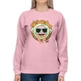 thumbnail image 1 of Tiki-South Tribal Beachwear Trendy Graphic Women's Sweatshirt, 1 of 4