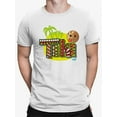 thumbnail image 1 of Tiki-Style Hawaiian Luau Party Graphic Men's T-shirt, 1 of 3