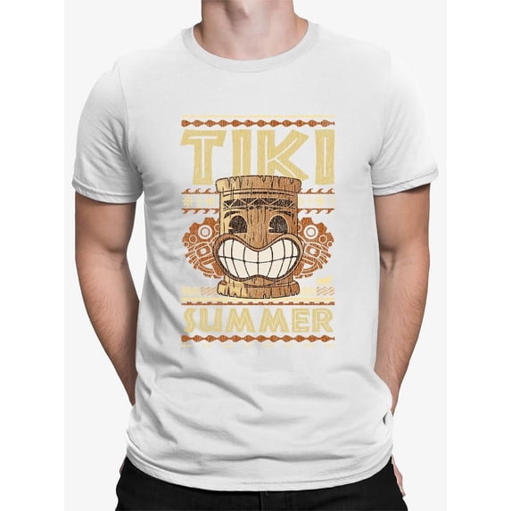 Tiki-Summer Hawaiian Tropical Vibes Men's T-shirt