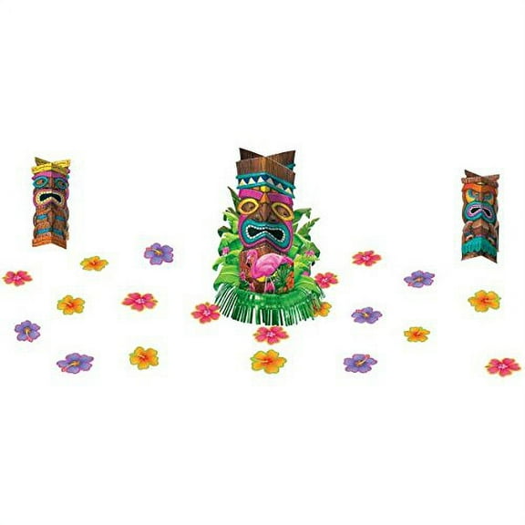 Tiki Party Table Decorating Kit, 1 kit