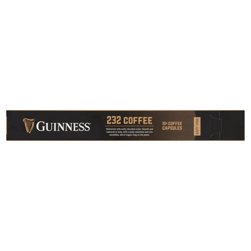Tiki Tonga Guinness 232 Coffee Nespresso Compatible Capsules, 10 pods per pack, British Import (Pack of 3)