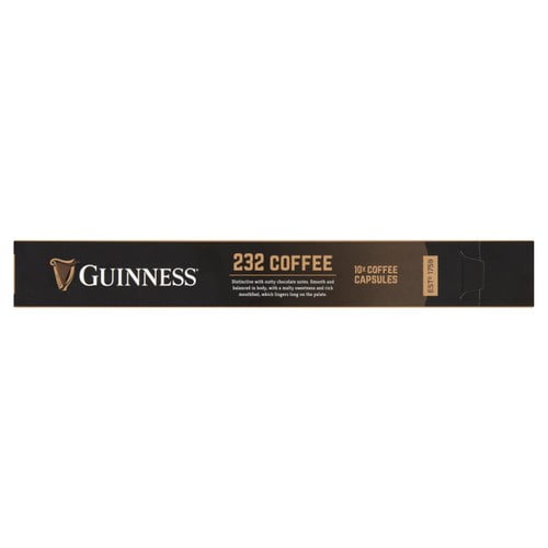 Tiki Tonga Guinness 232 Coffee Nespresso Compatible Capsules, 10 pods per pack, British Import (Pack of 3)