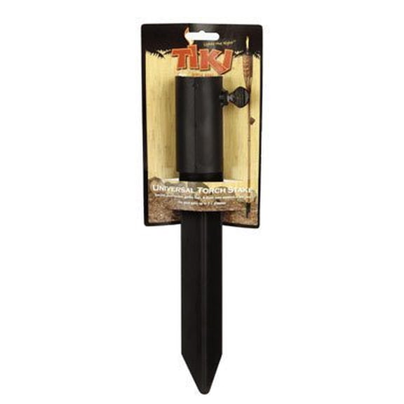 Tiki Torch Stake Black
