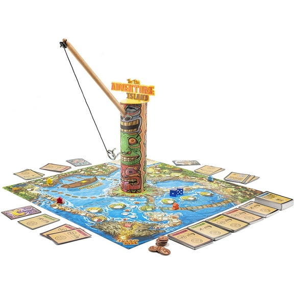 Tiki Toss Adventure Island Family Board Game