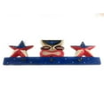 thumbnail image 1 of Tikified Americana Wooden Hanger 24 inch w/ 3 Pegs - Tiki Style | #dpt531260, 1 of 1