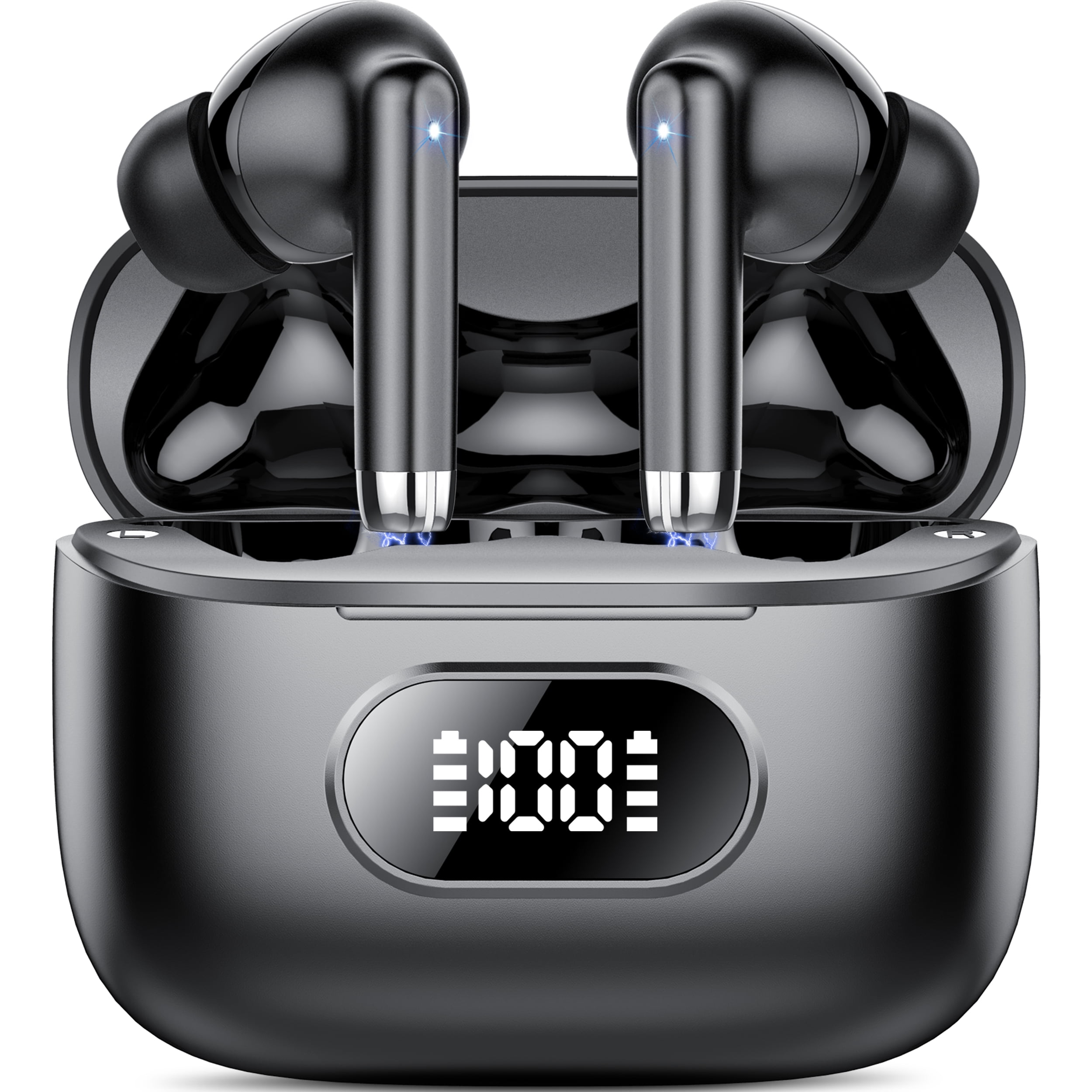 Tikland Bluetooth 5.3 Earbuds Wireless 4 Mic Bass Boost ENC Noise Cancelling IP7 Waterproof 60H Battery Life Walmart