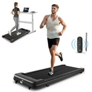 Tikmboex 2.5HP Under Desk Treadmill with LED Display Wireless Remote Control，Quiet & Compact Walking Pad for Home Office
