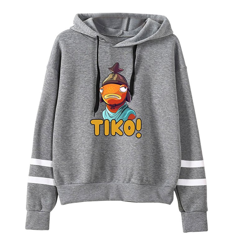 Tiko Sad Fishstick Merch Hoodies Pocketless Parallel Bars Sleeve Sweatshirt Woman Man Clothes