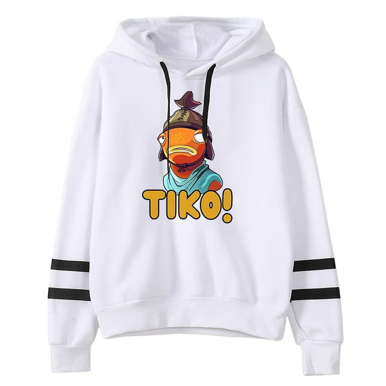 Tiko Sad Fishstick Merch Hoodies Pocketless Parallel Bars Sleeve Sweatshirt Woman Man Clothes