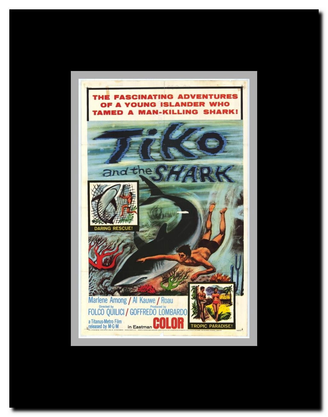 Tiko and the Shark Framed Movie Poster