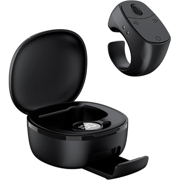 Tiktok Scrolling Ring, Bluetooth Page Turner for iPhone & Android, Fingertip Wireless Bluetooth Remote Control for Camera/Video Recording, Hands-FreeNot Applicable to Kindle