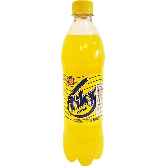 Tiky Pineapple Drink 20 oz - Refresco de Pina (Pack of 1)