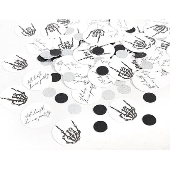 Til Death Do Us Bride or Die - 180pcs Confetti, Gothic Decor for Bachelorette Party$$Electronics Accessories