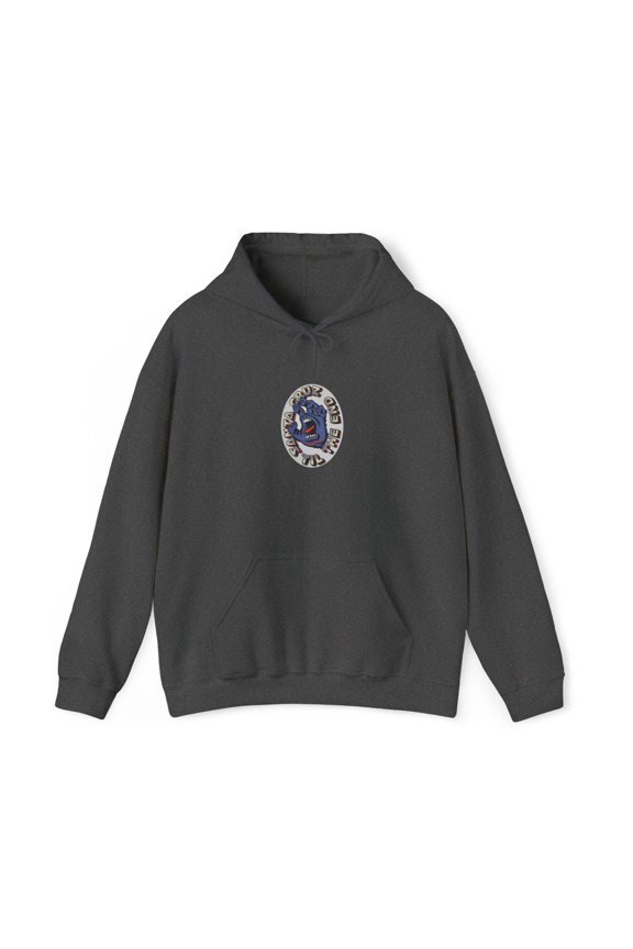 Til The End Santa Cruz 00s 90s Board Vintage Classic Skate Hoodie Print - XL / Dark Heather