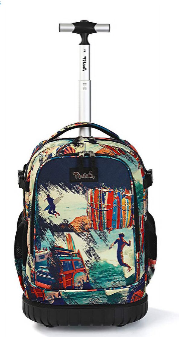 Tilami Rolling Backpack 19 inch Wheeled Cute LAPTOP Boys Girls Travel