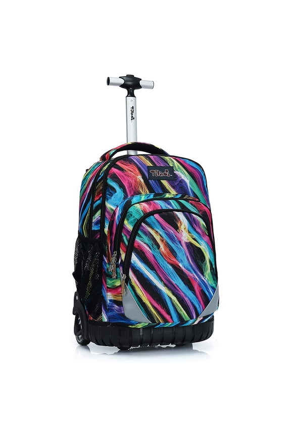 Rolling Backpack 19 inch Wheeled LAPTOP Boys Girls Travel School Student Trip…