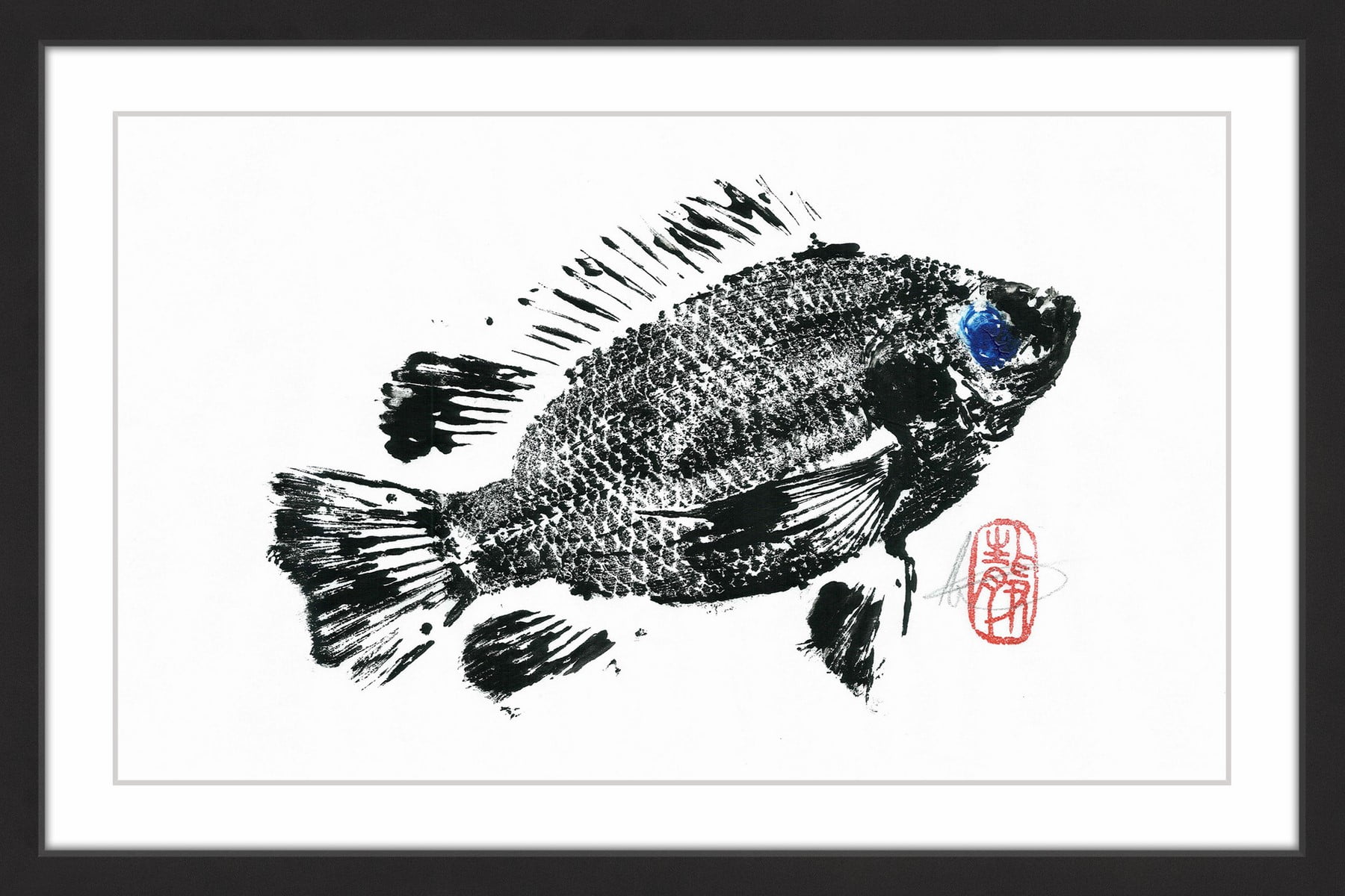 "Tilapia" Framed Painting Print