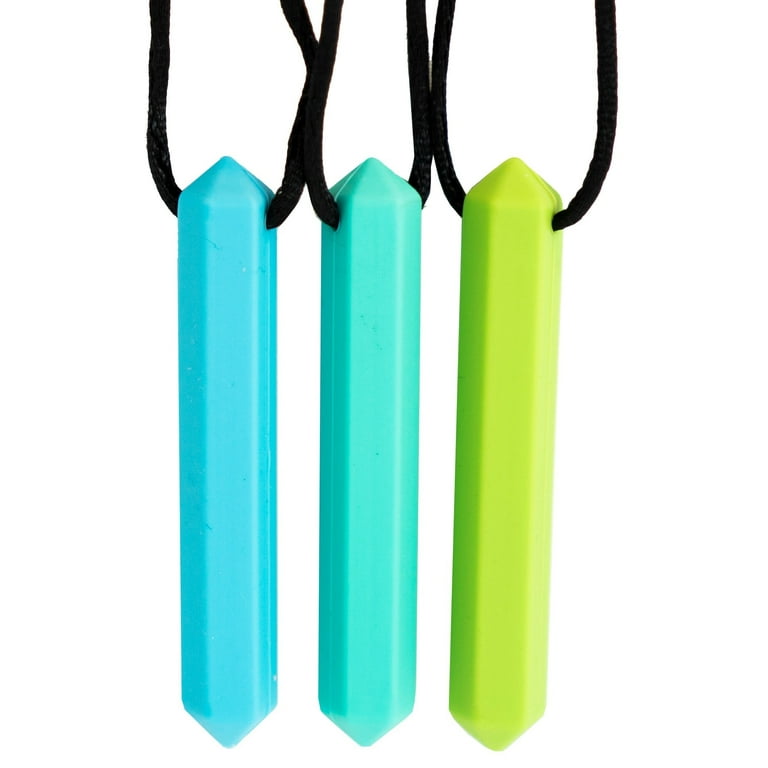 Tilcare Sensory Chew Necklace Set, Soothing Silicone Pendant for